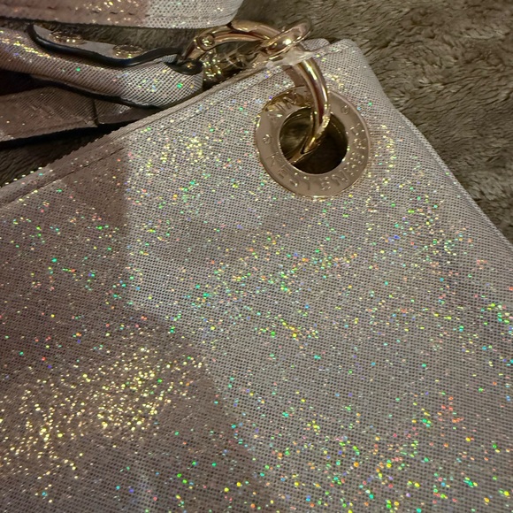 Aimee Kestenberg Shimmering Cream Shoulder Bag - Picture 3 of 13